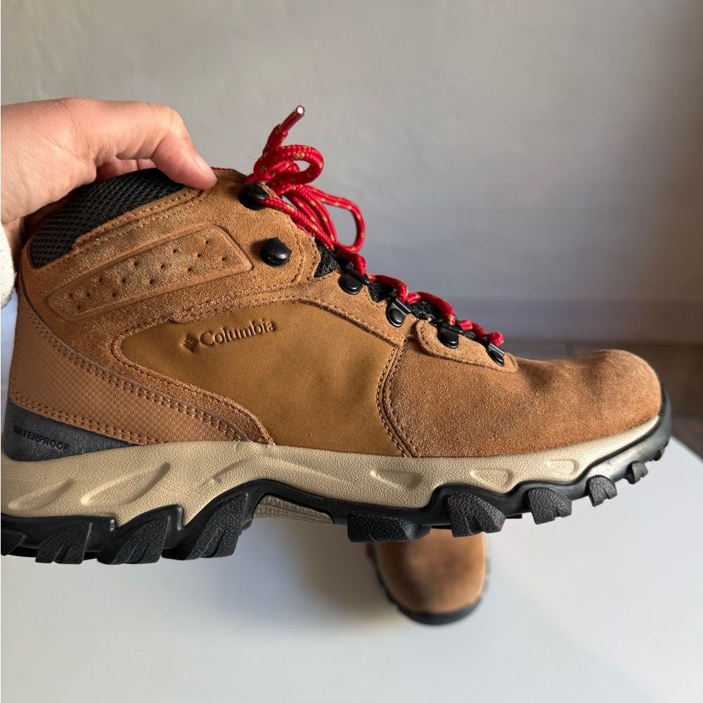 Columbia Brown and Red Outdoor hiking Boots